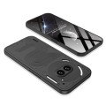 For Nothing Phone 2a GKK Three Stage Splicing Full Coverage PC Phone Case(Black)