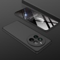 For Realme 12 Pro/12 Pro+ GKK Three Stage Splicing Full Coverage PC Phone Case(Black)