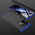 For Xiaomi Redmi Note 13 Pro 5G GKK Three Stage Splicing Full Coverage PC Phone Case(Black Blue)