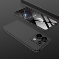 For Xiaomi Redmi Note 13 Pro 5G GKK Three Stage Splicing Full Coverage PC Phone Case(Black)