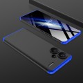 For Xiaomi Redmi Note 13 Pro+ 5G GKK Three Stage Splicing Full Coverage PC Phone Case(Black Blue)