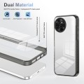 For Itel S23 2.5mm Anti-slip Clear Acrylic Hybrid TPU Phone Case(Black)