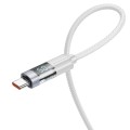 BOROFONE BU46 1.2m 5A USB to USB-C / Type-C Basic Charging Data Cable with Display(Grey)