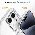 For Infinix Zero 30 5G 2.5mm Anti-slip Clear Acrylic Hybrid TPU Phone Case(Transparent)