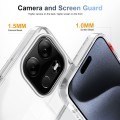 For Tecno Spark Go 2023 / Infinix Smart 7 2.5mm Anti-slip Clear Acrylic Hybrid TPU Phone Case(Transp