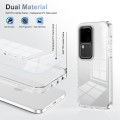 For vivo V30 / V30 Pro 2.5mm Anti-slip Clear Acrylic Hybrid TPU Phone Case(Transparent)