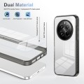 For Realme 12 Pro 2.5mm Anti-slip Clear Acrylic Hybrid TPU Phone Case(Black)
