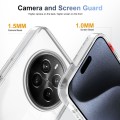 For Realme 12 Pro+ 2.5mm Anti-slip Clear Acrylic Hybrid TPU Phone Case(Transparent)