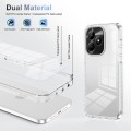 For Realme C51 2.5mm Anti-slip Clear Acrylic Hybrid TPU Phone Case(Transparent)