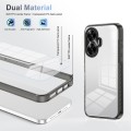 For Realme C55 2.5mm Anti-slip Clear Acrylic Hybrid TPU Phone Case(Black)