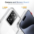 For OPPO A57 4G / A77 4G 2.5mm Anti-slip Clear Acrylic Hybrid TPU Phone Case(Transparent)