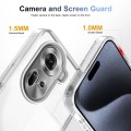 For OPPO Reno11 5G Global 2.5mm Anti-slip Clear Acrylic Hybrid TPU Phone Case(Transparent)