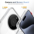 For Huawei Mate 60 Pro / 60 Pro+ 2.5mm Anti-slip Clear Acrylic Hybrid TPU Phone Case(Transparent)
