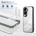 For Honor 90 Lite 2.5mm Anti-slip Clear Acrylic Hybrid TPU Phone Case(Black)