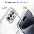 For Samsung Galaxy A32 4G 2.5mm Anti-slip Clear Acrylic Hybrid TPU Phone Case(Transparent)