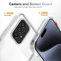 For Samsung Galaxy A53 5G 2.5mm Anti-slip Clear Acrylic Hybrid TPU Phone Case(Transparent)