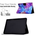 For Amazon Kindle Paperwhite 5 2021 Voltage Painted Smart Leather Tablet Case(Petals)