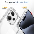 For Xiaomi Redmi 12 2.5mm Anti-slip Clear Acrylic Hybrid TPU Phone Case(Transparent)
