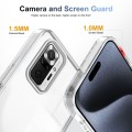 For Xiaomi Redmi Note 10 Pro 4G 2.5mm Anti-slip Clear Acrylic Hybrid TPU Phone Case(Transparent)