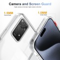 For Xiaomi Redmi Note 11 Pro/Note 12 Pro 4G 2.5mm Anti-slip Clear Acrylic Hybrid TPU Phone Case(Tran