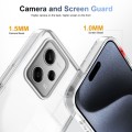 For Xiaomi Redmi Note 12 Pro 5G/Poco X5 Pro 2.5mm Anti-slip Clear Acrylic Hybrid TPU Phone Case(Tran