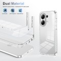 For Xiaomi Redmi Note 13 4G 2.5mm Anti-slip Clear Acrylic Hybrid TPU Phone Case(Transparent)