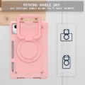 For Lenovo Tab M11/ Xiaoxin Pad 11 2024 Handle Robot Silicone Hybrid PC Tablet Case(Rose Gold)
