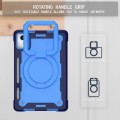 For Lenovo Tab M11/ Xiaoxin Pad 11 2024 Handle Robot Silicone Hybrid PC Tablet Case(Navy Blue Blue)