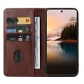 For TCL 40 NXTpaper 4G Magnetic Closure Leather Phone Case(Brown)