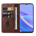 For TCL 40 SE Magnetic Closure Leather Phone Case(Brown)
