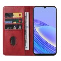 For TCL 40 SE Magnetic Closure Leather Phone Case(Red)