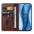 For TCL 40 X Magnetic Closure Leather Phone Case(Brown)