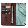 For TCL 40 XE Magnetic Closure Leather Phone Case(Brown)