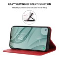 For TCL 40 XE Magnetic Closure Leather Phone Case(Red)