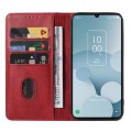 For TCL 40 XL Magnetic Closure Leather Phone Case(Red)