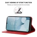 For TCL 40 XL Magnetic Closure Leather Phone Case(Red)