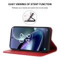 For TCL 50 5G Magnetic Closure Leather Phone Case(Red)