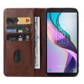 For TCL Ion X Magnetic Closure Leather Phone Case(Brown)
