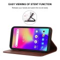 For TCL Ion Z Magnetic Closure Leather Phone Case(Brown)