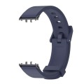 For Samsung Galaxy Fit 3 Mijobs Silicone Watch Band(Midnight Blue+Black)