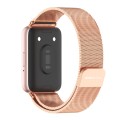 For Samsung Galaxy Fit 3 Mijobs Milan Magnetic Metal Watch Band(Rose Gold)