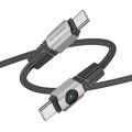 BOROFONE BU47 60W USB-C/Type-C to USB-C/Type-C Charging Data Cable, Length: 1.2m(Black)