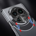 For OPPO Find X6 Pro GKK Mortise-Tenon Connection Contrast Color Frosted AG Shockproof Phone Case(Bl