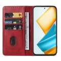 For Honor 90 GT Magnetic Closure Leather Phone Case(Red)