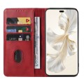 For Honor 100 Pro Magnetic Closure Leather Phone Case(Red)