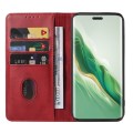 For Honor Magic6 Pro Magnetic Closure Leather Phone Case(Red)