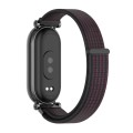 For Xiaomi Mi Band 8 Mijobs GT4 Breathable Nylon Loop Watch Band(Black Red)