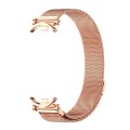 For Xiaomi Mi Band 8 Mijobs GT4 Milan Magnetic Metal Watch Band(Rose Gold)