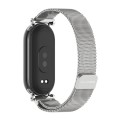 For Xiaomi Mi Band 8 Mijobs GT4 Milan Magnetic Metal Watch Band(Silver)