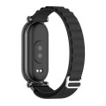 For Xiaomi Mi Band 8 Mijobs GT4 Nylon Breathable Watch Band(Black)
